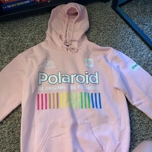 Pink Polaroid sweatshirt size medium